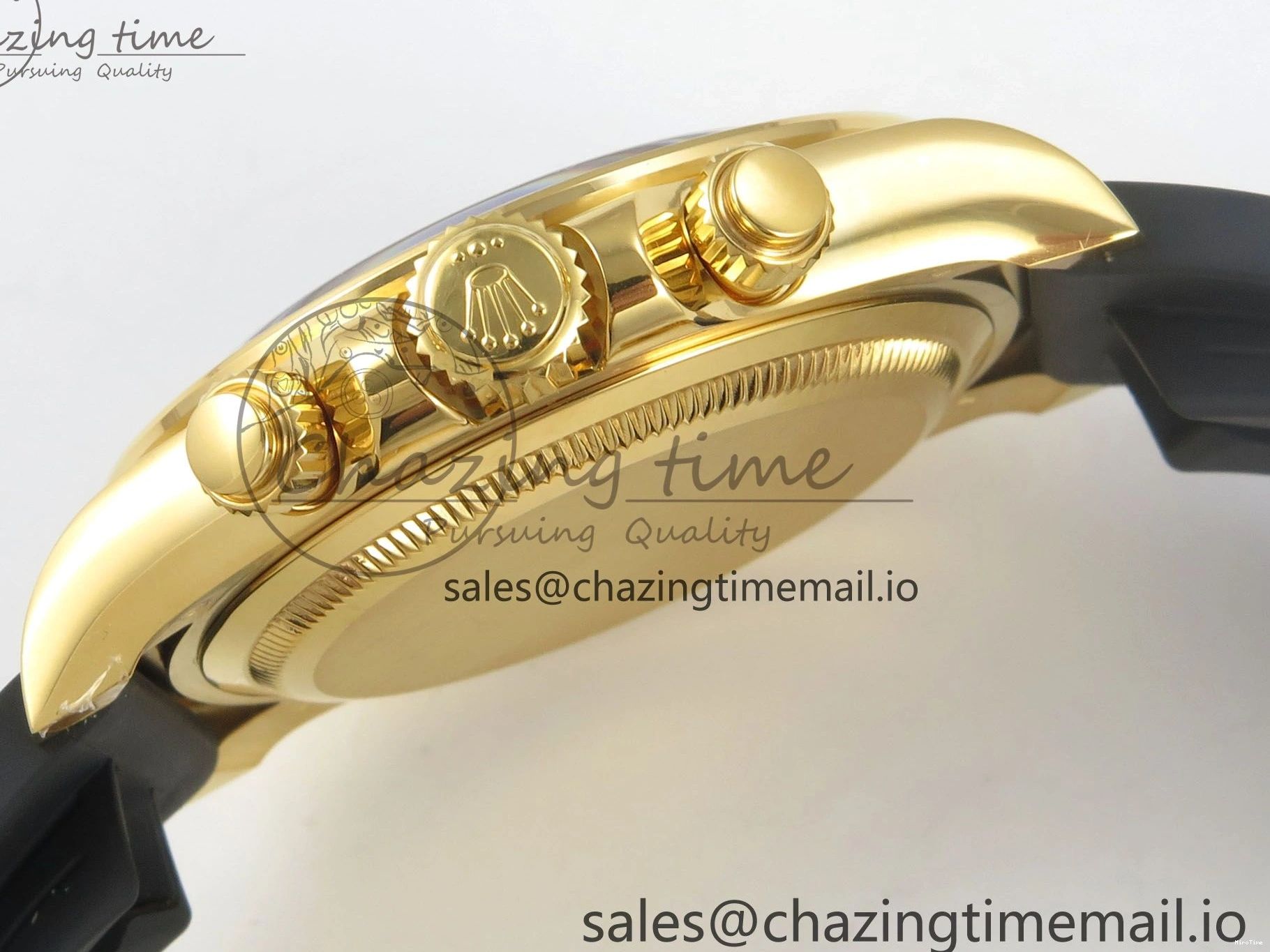 MiroTime 0524 Daytona 126518 VSF 1:1 Best Edition YG Black Dial on Oysterflex Strap VS4131 V2 (Weighted) Refined 329